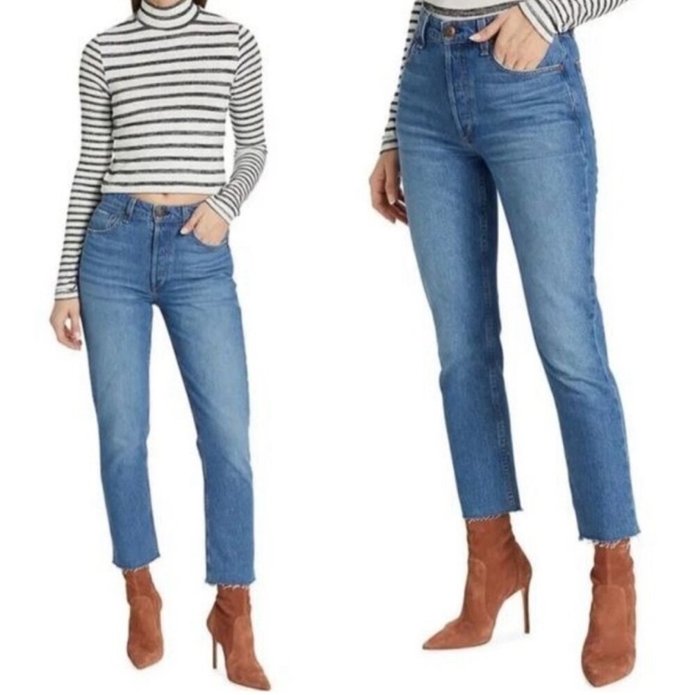 RAG & BONE Nina High Rise Ankle Cigarette Jeans in Monty Size 27